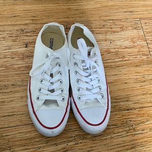 White Low Top Converse